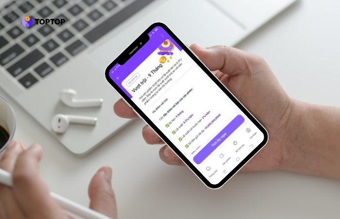 Gói lợi nhuận 8.5%/năm tại Hũ Tiết Kiệm Số TopTop 9 tháng có mức lãi cao hơn đáng kể so với hình thức tiết kiệm thông thường