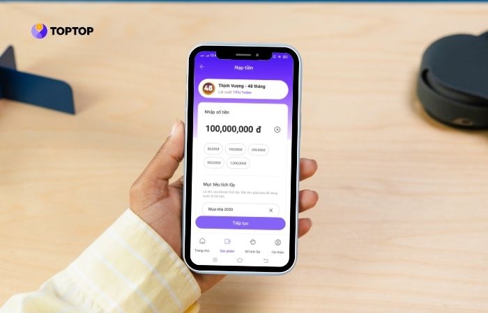 Gói lợi nhuận TOPTOP 48 tháng chỉ phù hợp với người tích lũy lâu, có kế hoạch tài chính rõ ràng
