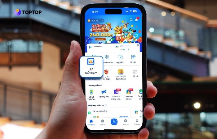 ZaloPay là app gửi tiền tiết kiệm lãi suất cao