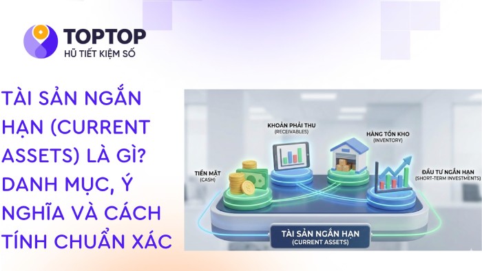 Tài sản ngắn hạn (Current Assets) là gì? Danh mục, Ý nghĩa và Cách tính chuẩn xác